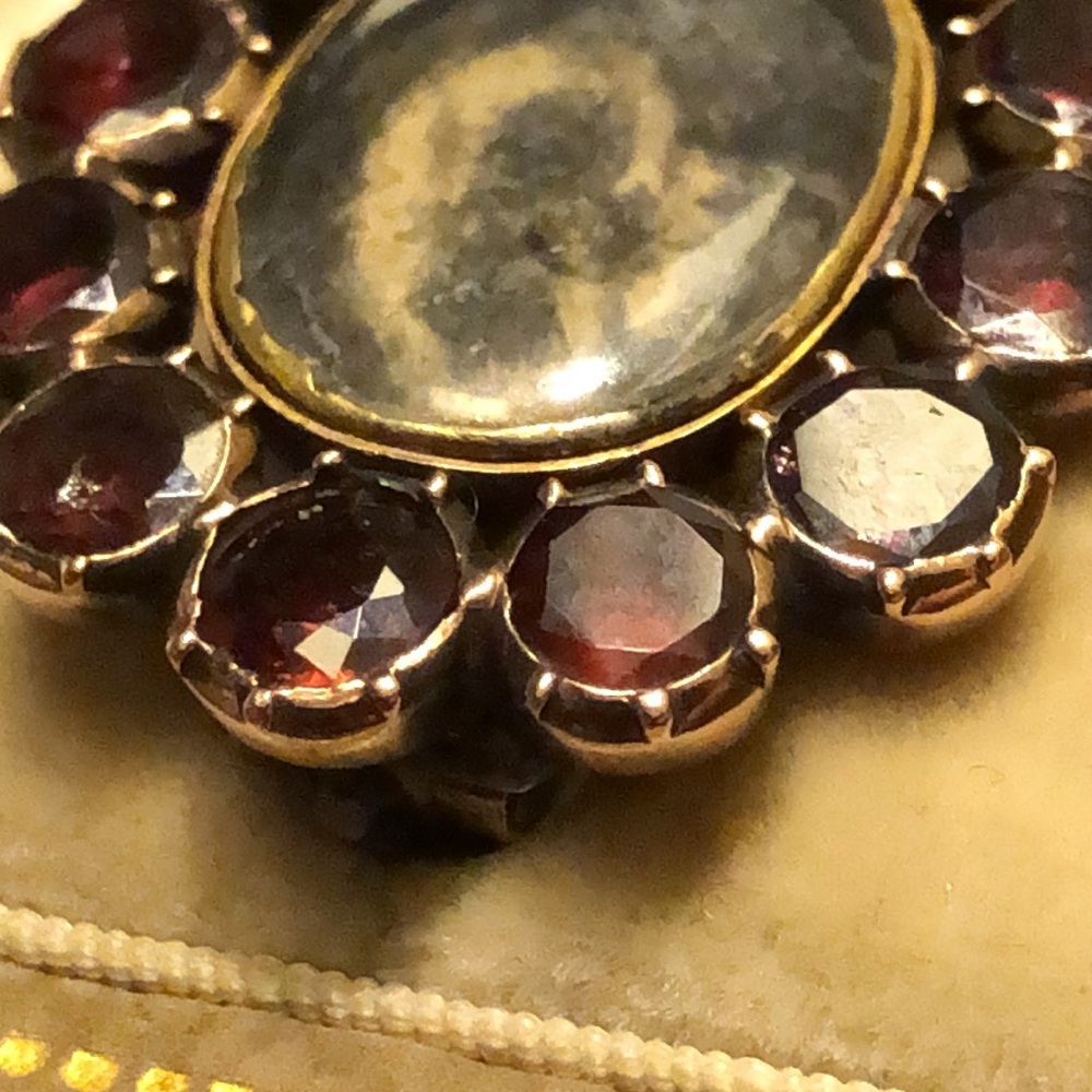 Georgian Victorian mourning brooch - Picture 4 of 9